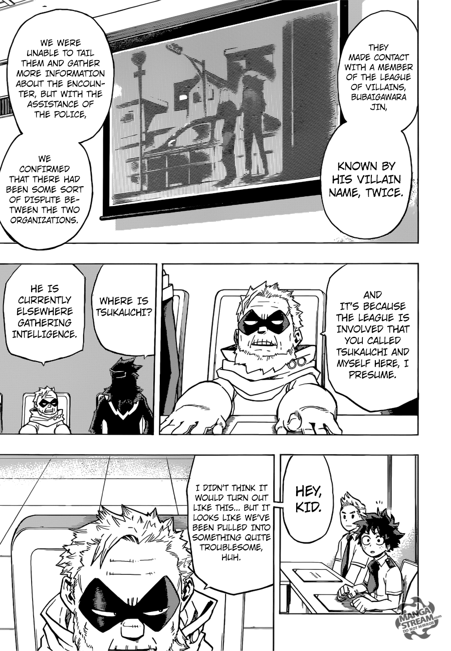 My Hero Academia, chapter 135