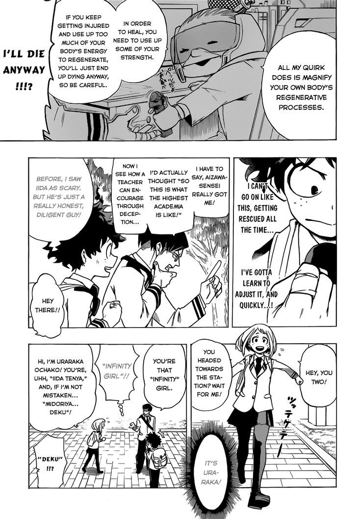 My Hero Academia, chapter 7