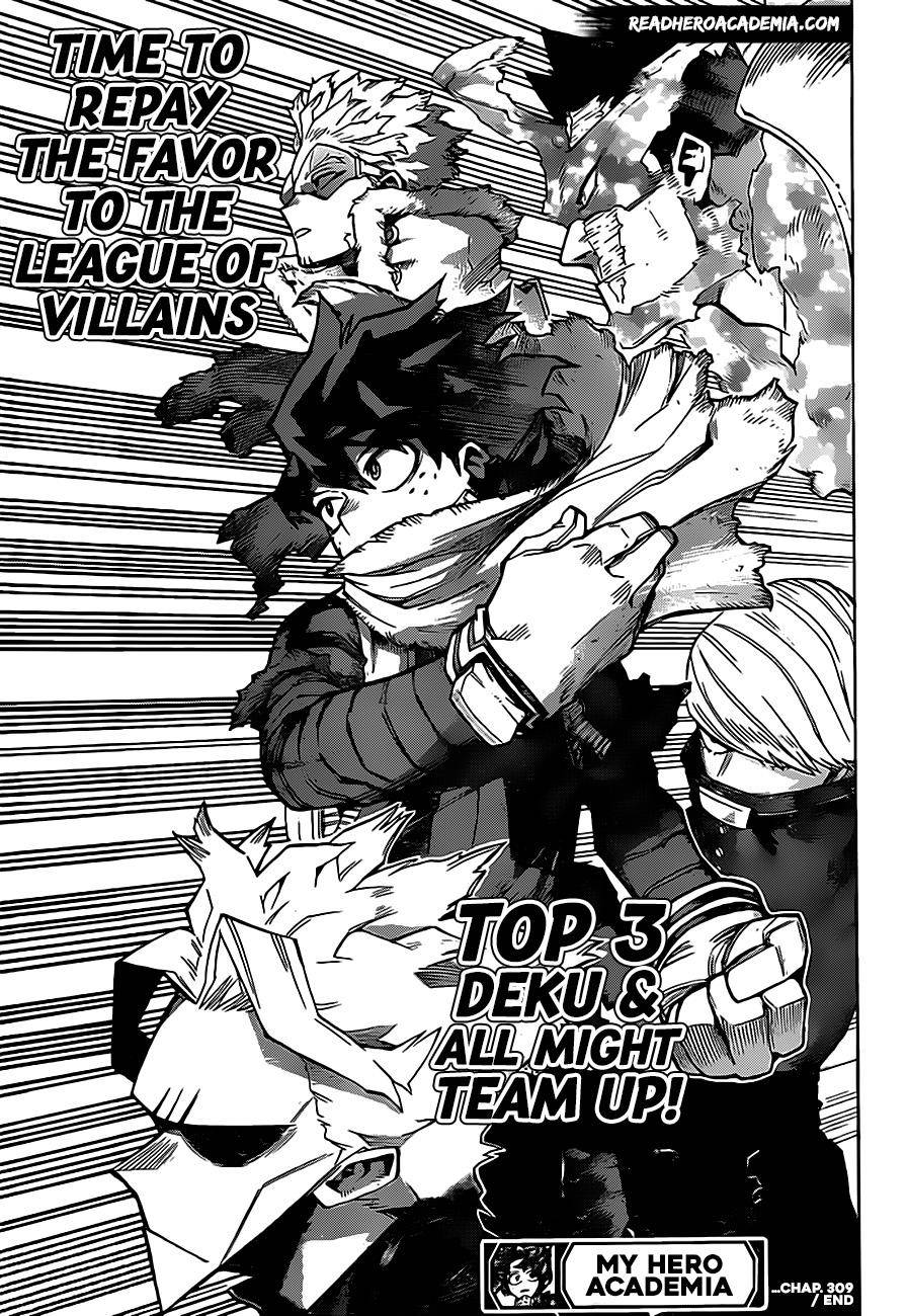 My Hero Academia, chapter 309