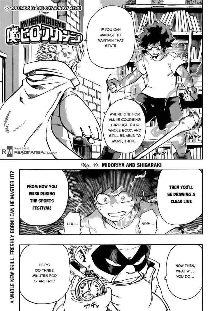 My Hero Academia, chapter 49