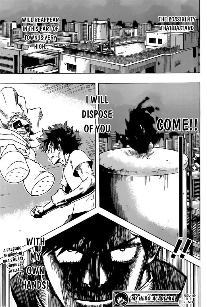 My Hero Academia, chapter 49