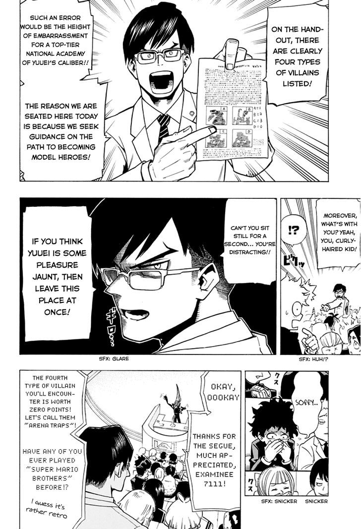 My Hero Academia, chapter 3