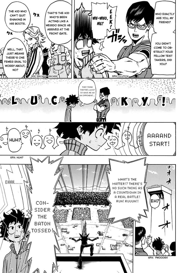 My Hero Academia, chapter 3