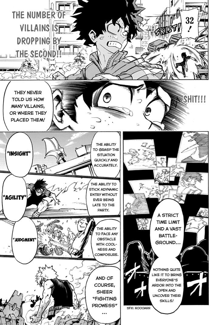 My Hero Academia, chapter 3