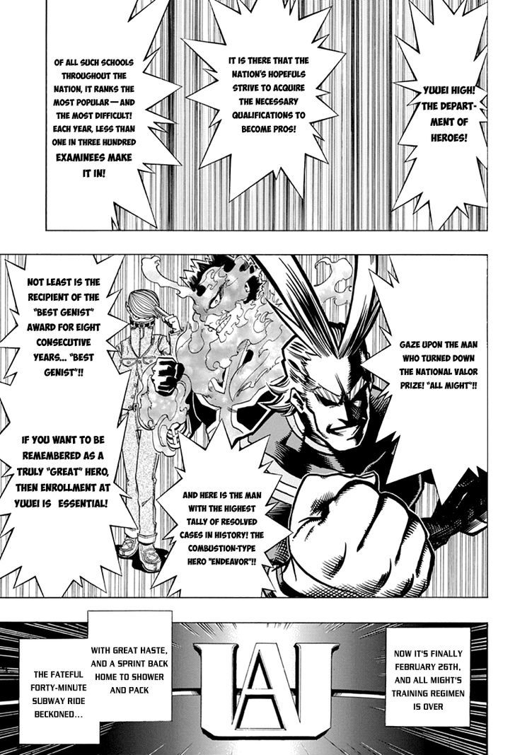 My Hero Academia, chapter 3