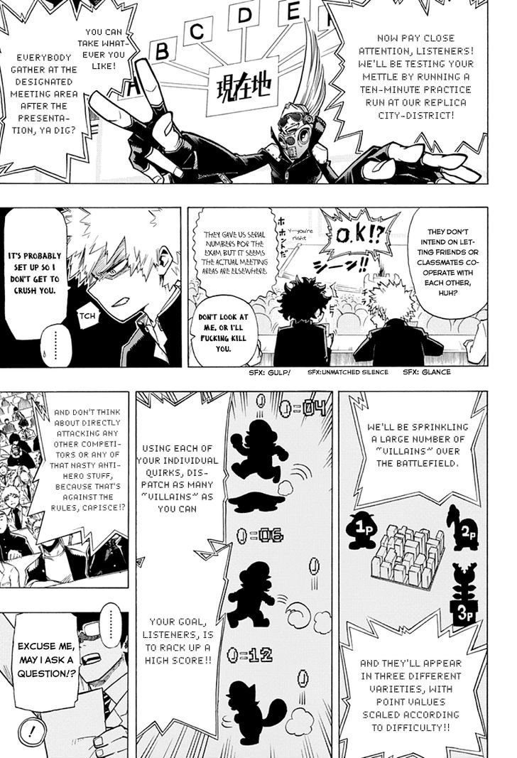 My Hero Academia, chapter 3