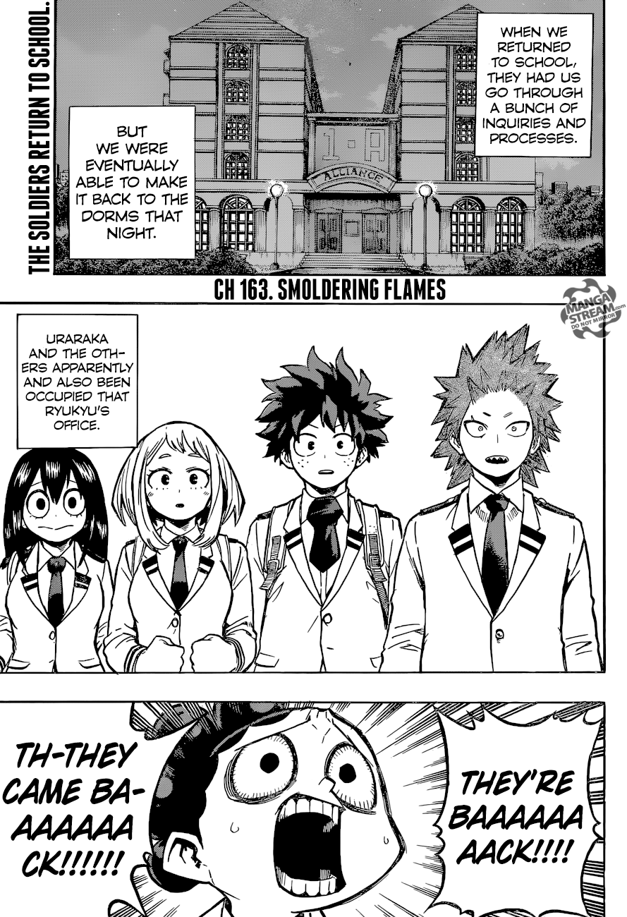 My Hero Academia, chapter 163