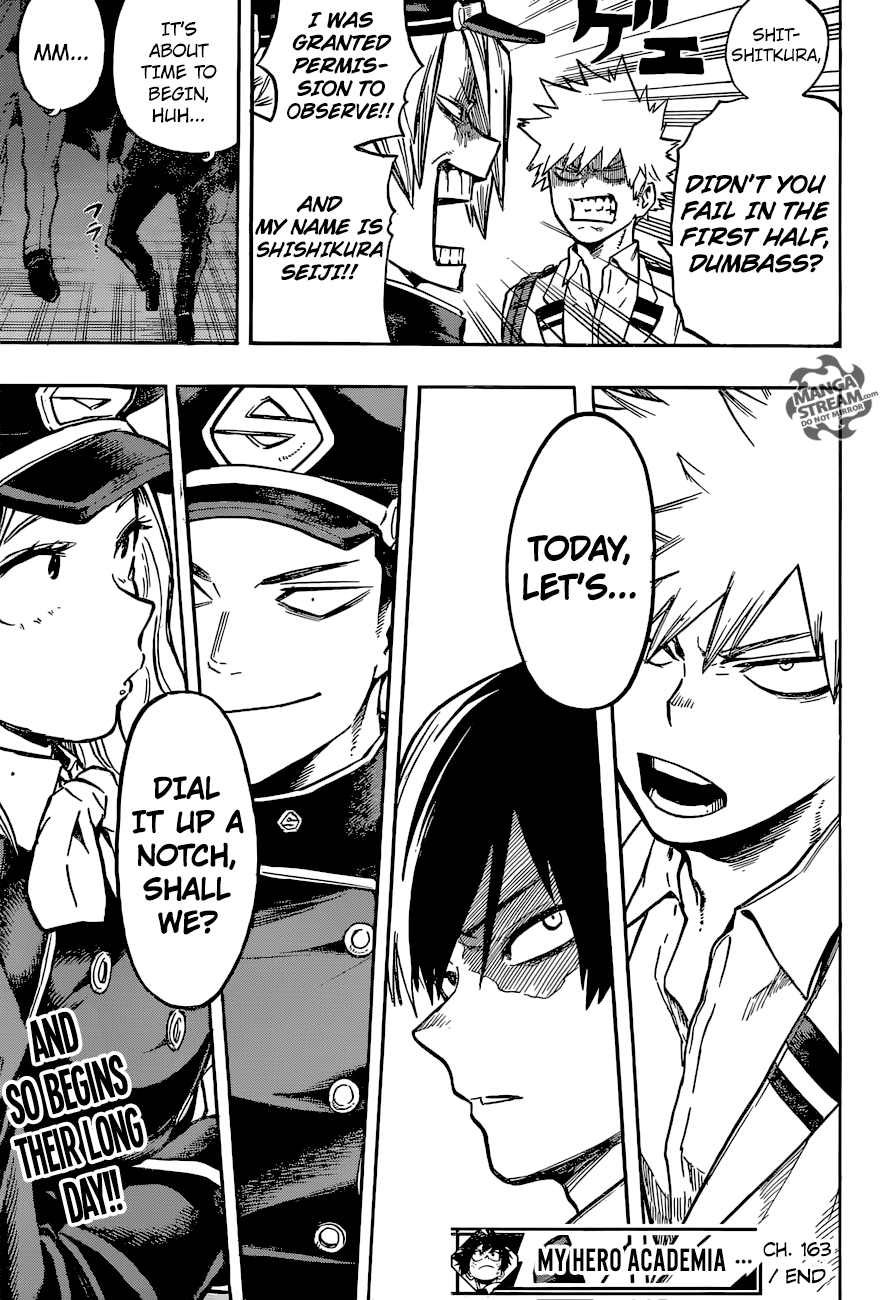 My Hero Academia, chapter 163