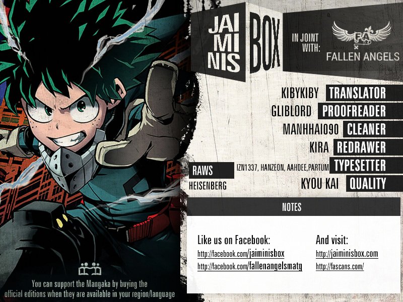 My Hero Academia, chapter 138