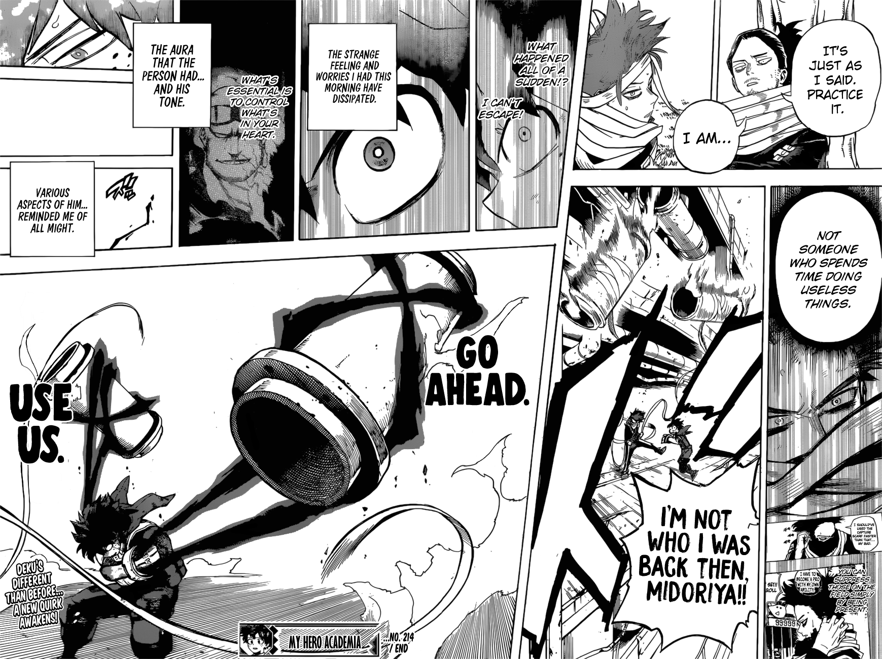 My Hero Academia, chapter 214