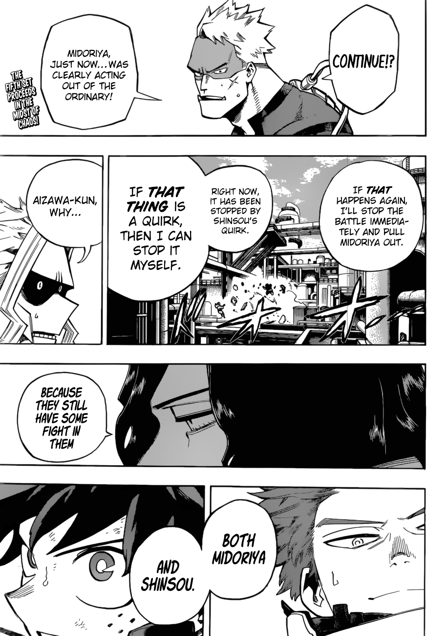 My Hero Academia, chapter 214