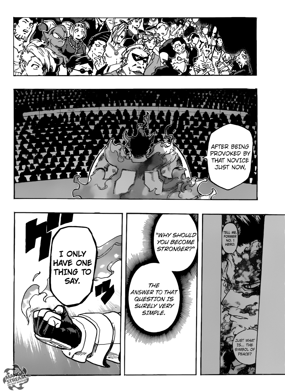 My Hero Academia, chapter 185