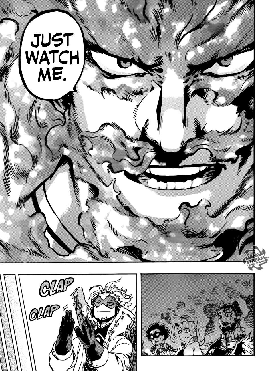 My Hero Academia, chapter 185