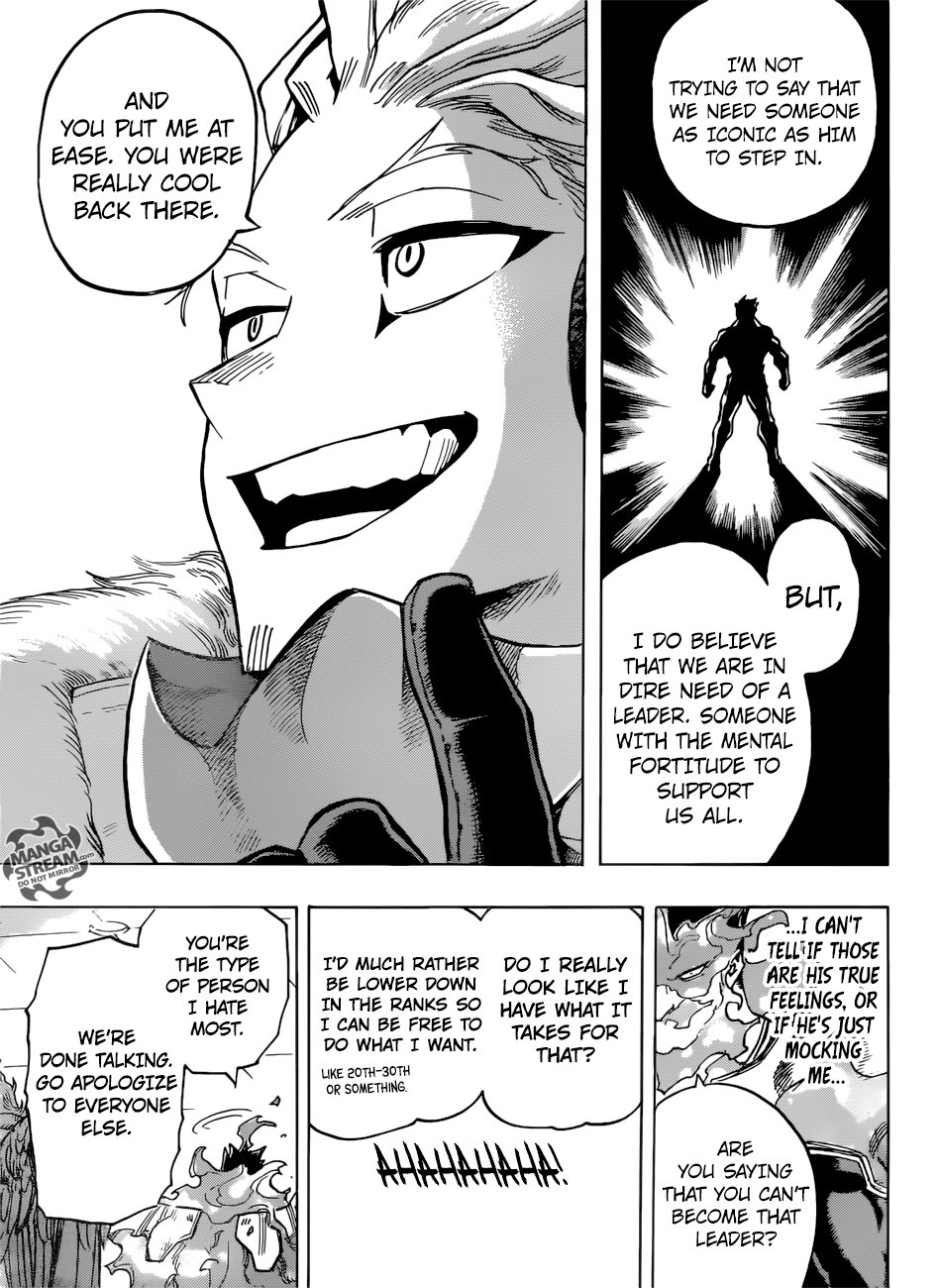 My Hero Academia, chapter 185