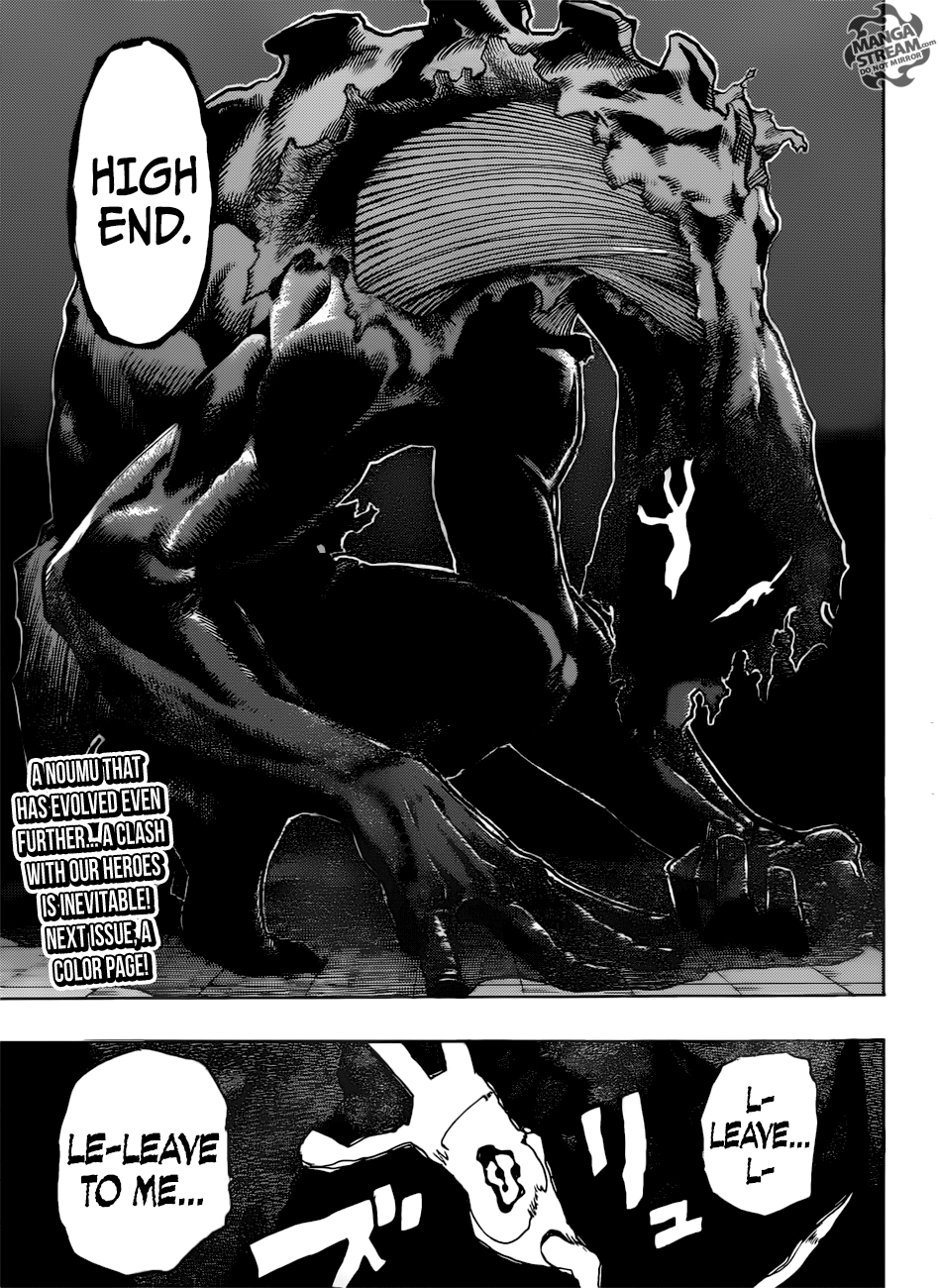 My Hero Academia, chapter 185