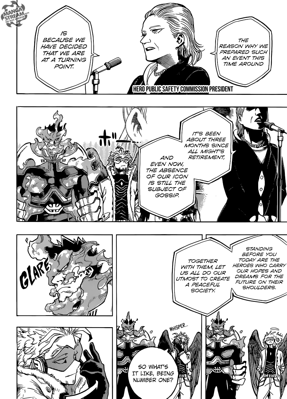 My Hero Academia, chapter 185