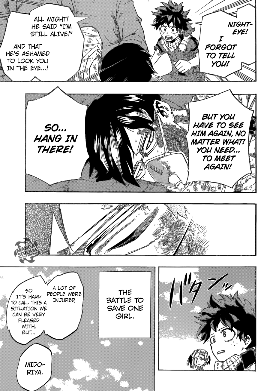 My Hero Academia, chapter 159