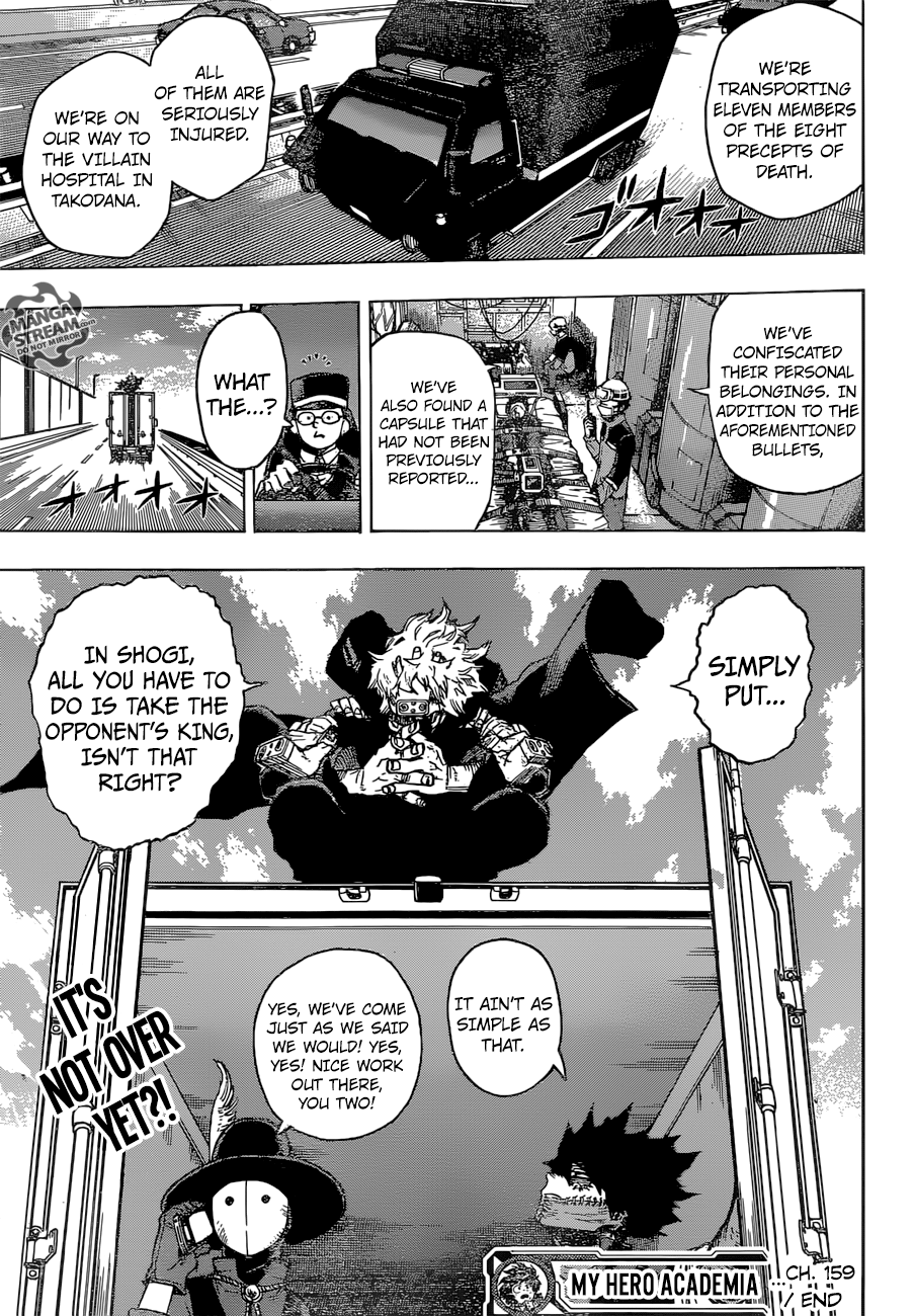 My Hero Academia, chapter 159