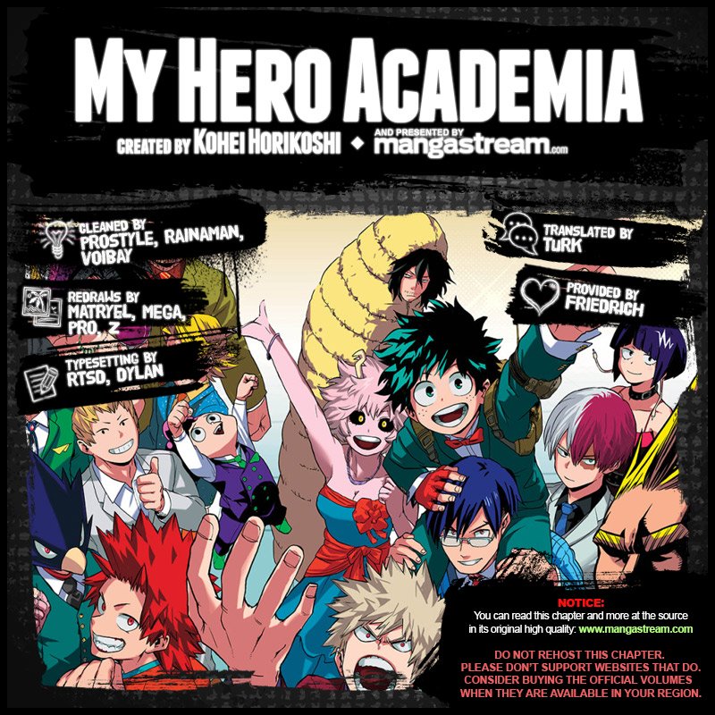 My Hero Academia, chapter 159