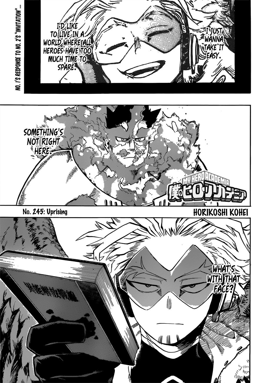 My Hero Academia, chapter 245