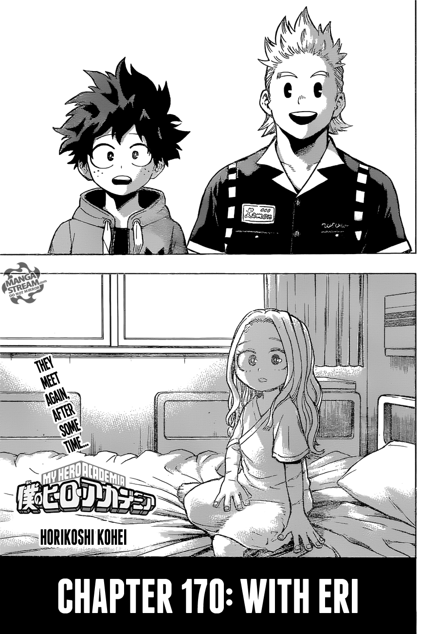 My Hero Academia, chapter 170