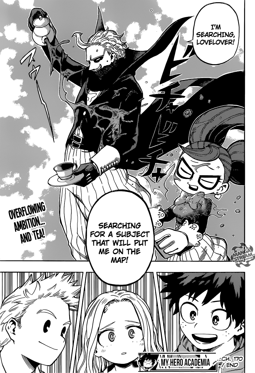 My Hero Academia, chapter 170