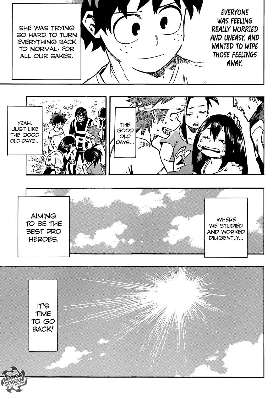 My Hero Academia, chapter 99