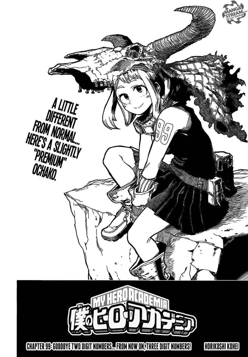 My Hero Academia, chapter 99