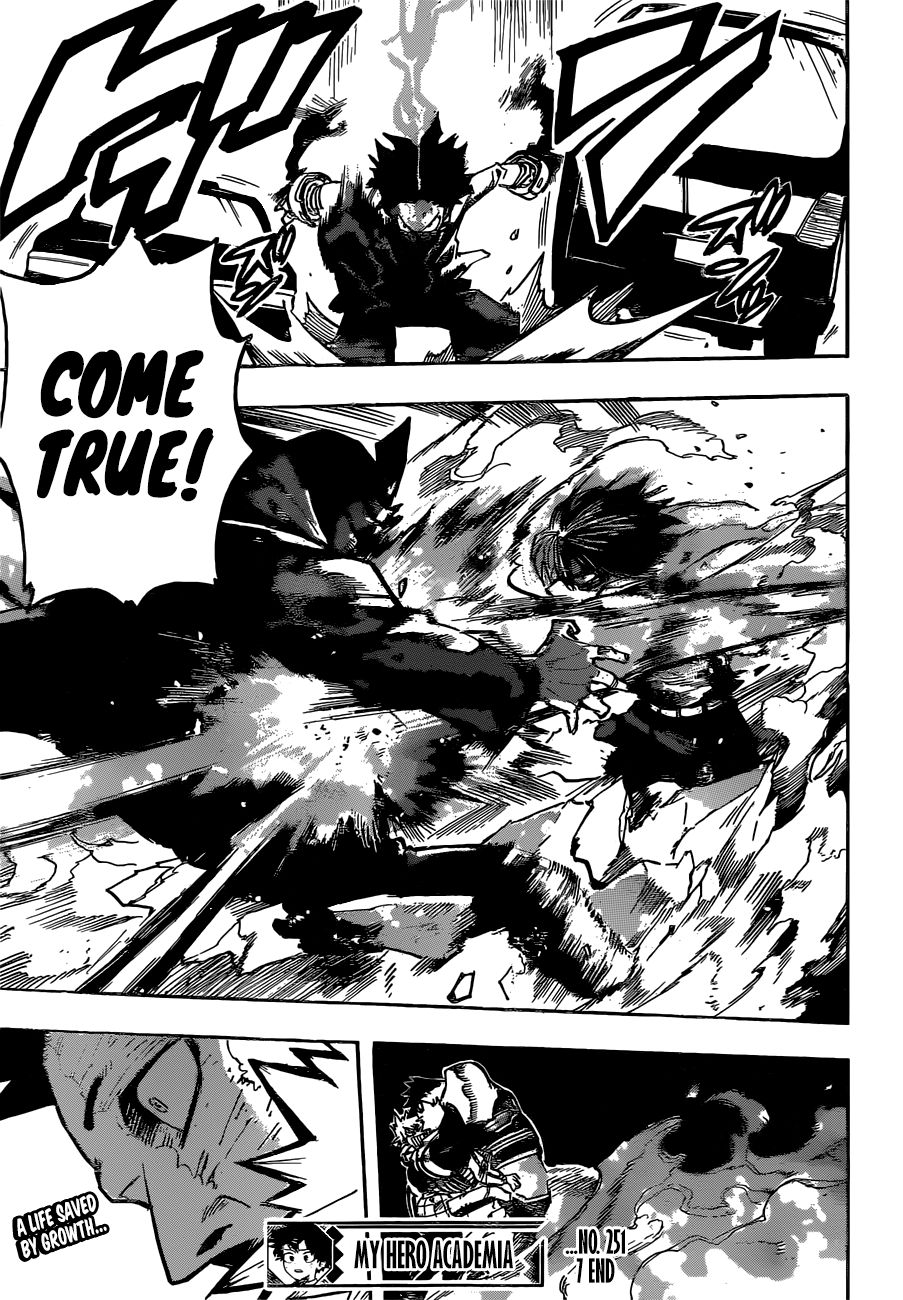 My Hero Academia, chapter 251