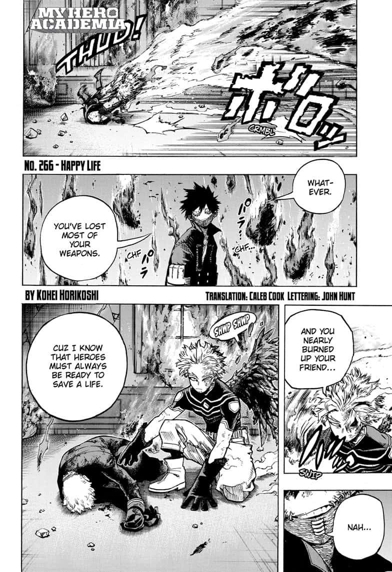 My Hero Academia, chapter 266