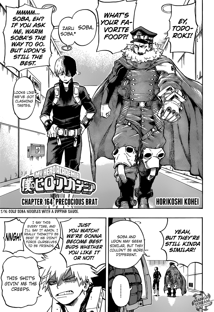 My Hero Academia, chapter 164