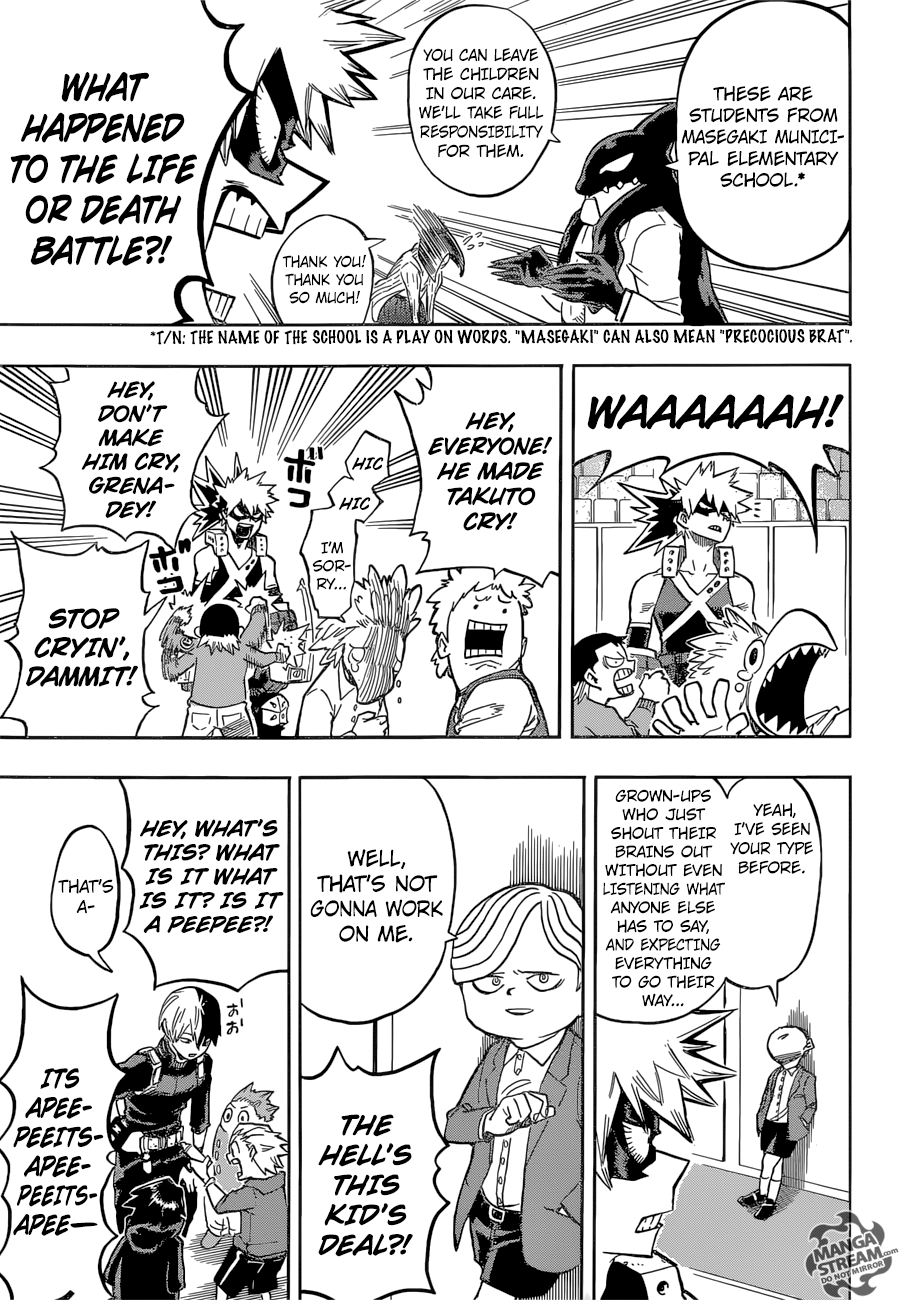 My Hero Academia, chapter 164