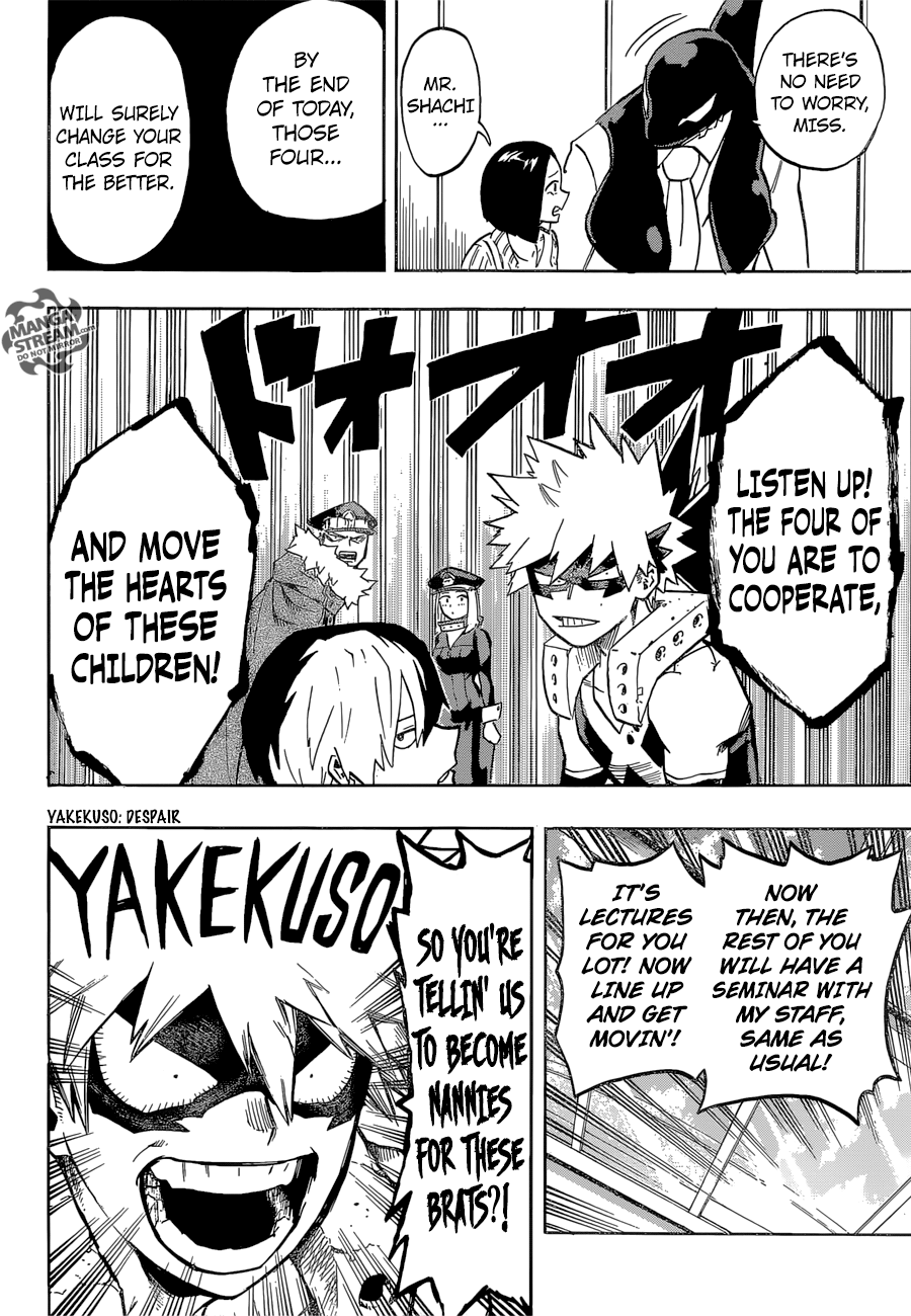 My Hero Academia, chapter 164