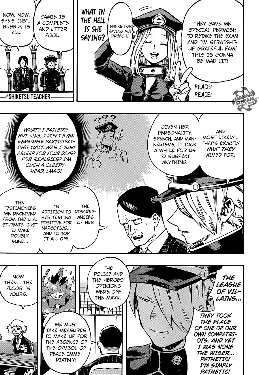 My Hero Academia, chapter 164