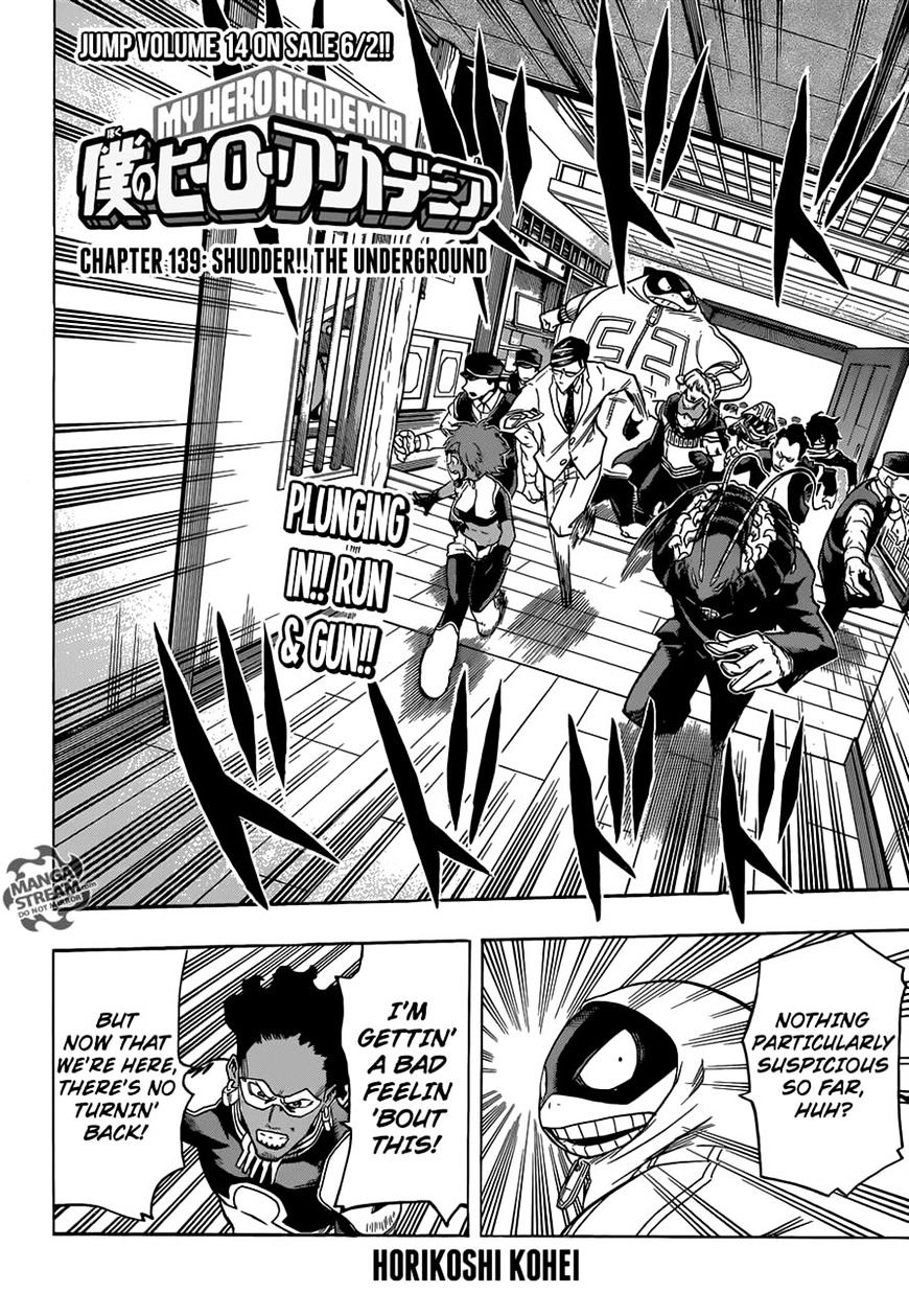 My Hero Academia, chapter 139