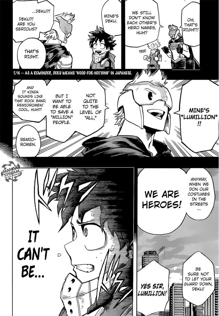 My Hero Academia, chapter 129