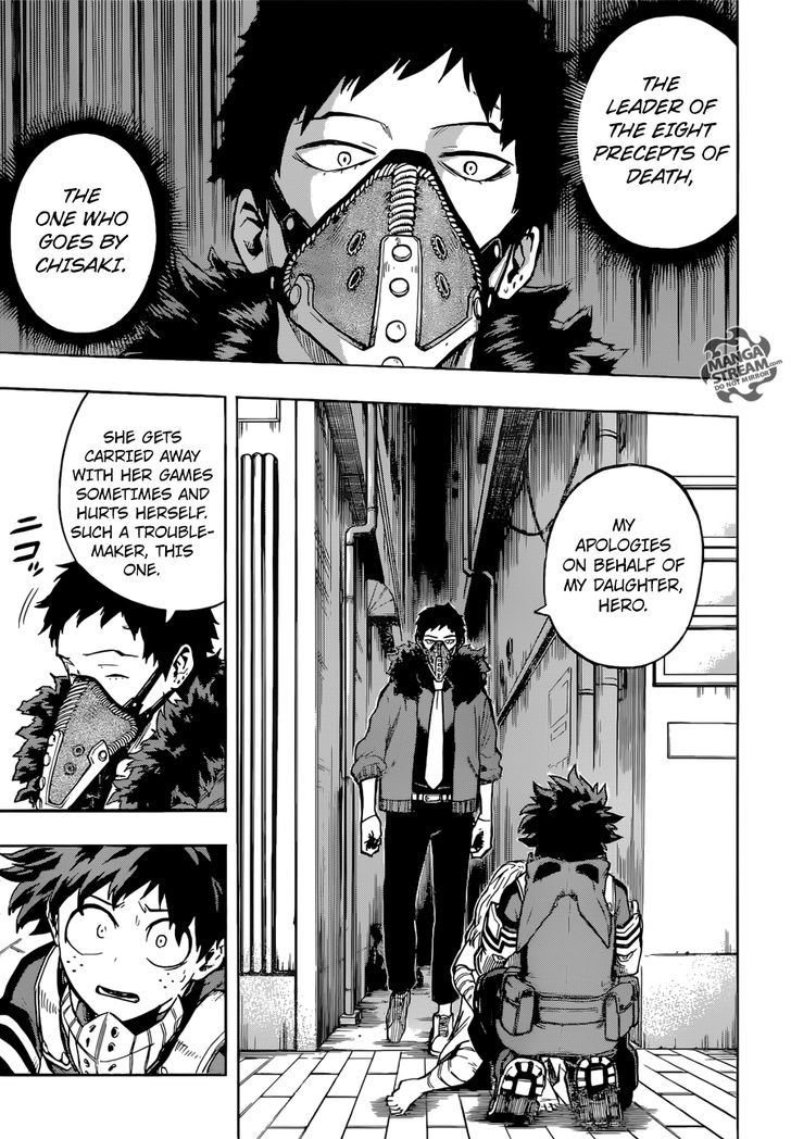 My Hero Academia, chapter 129