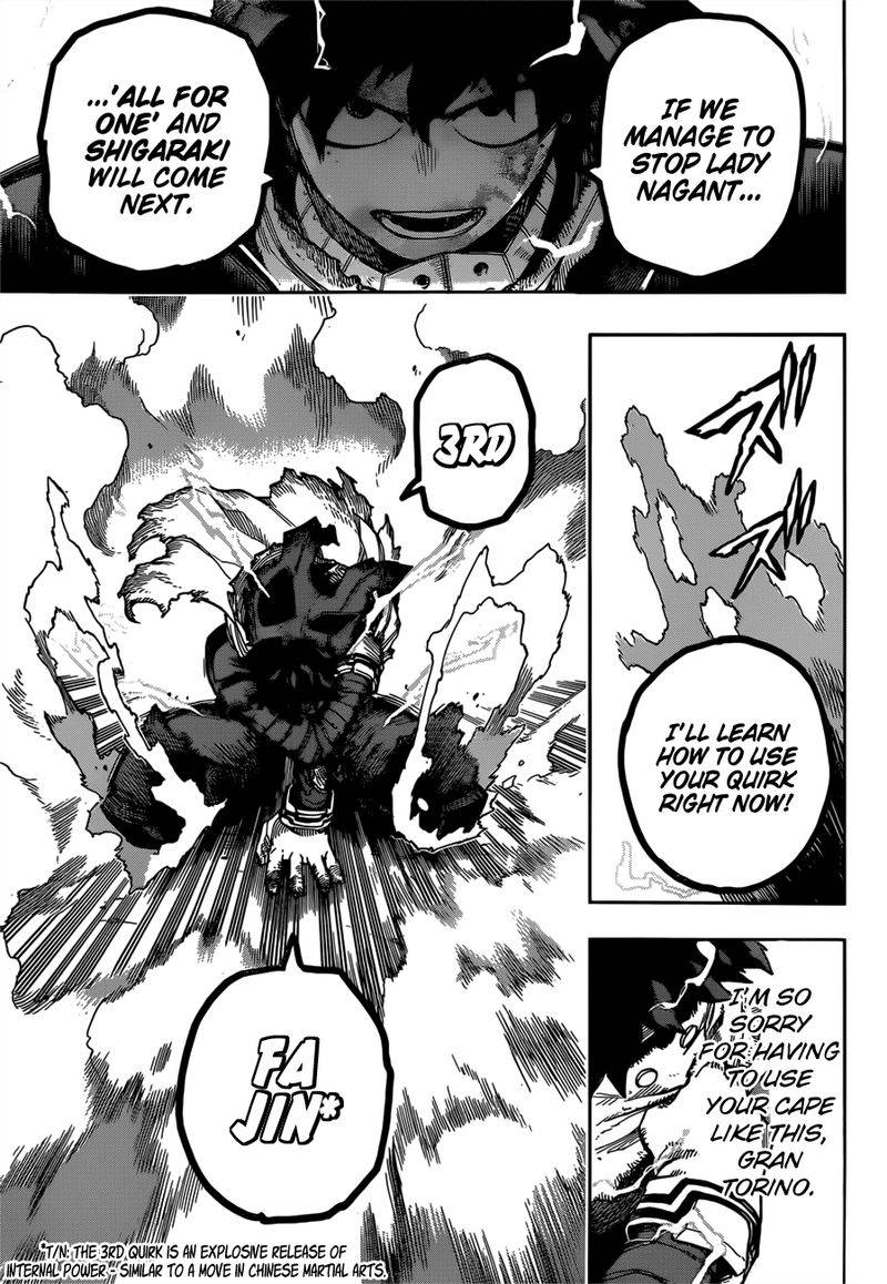 My Hero Academia, chapter 313