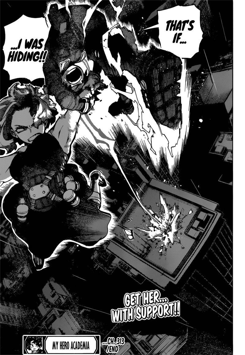 My Hero Academia, chapter 313