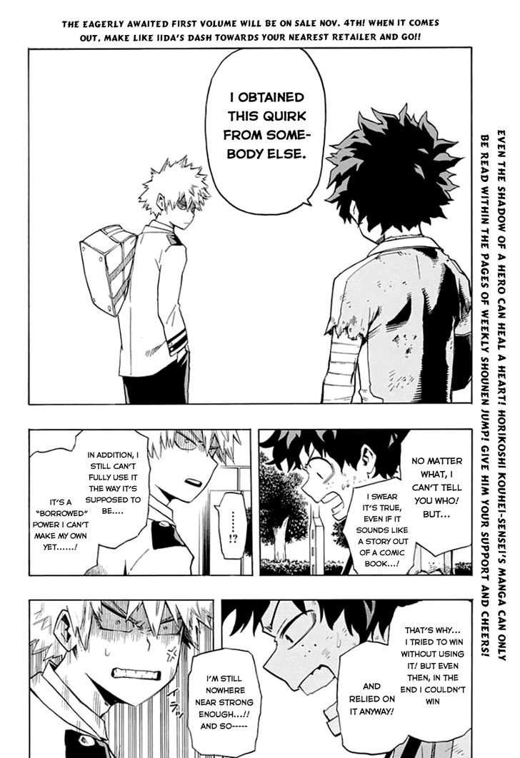 My Hero Academia, chapter 11