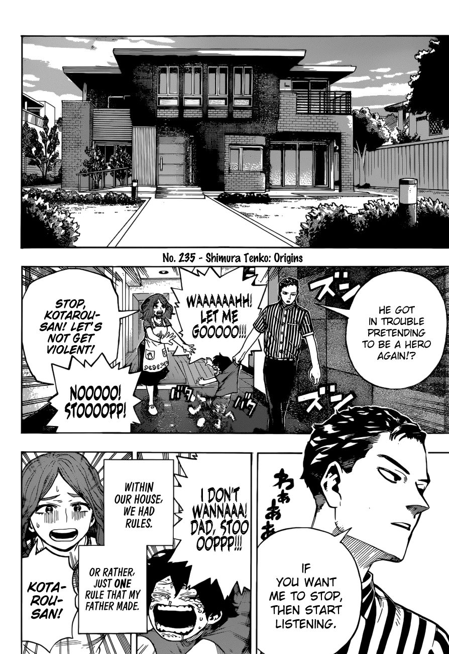 My Hero Academia, chapter 235