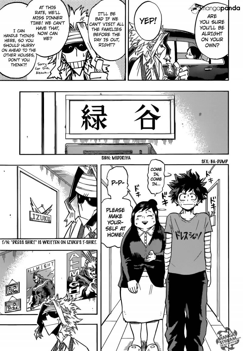 My Hero Academia, chapter 96