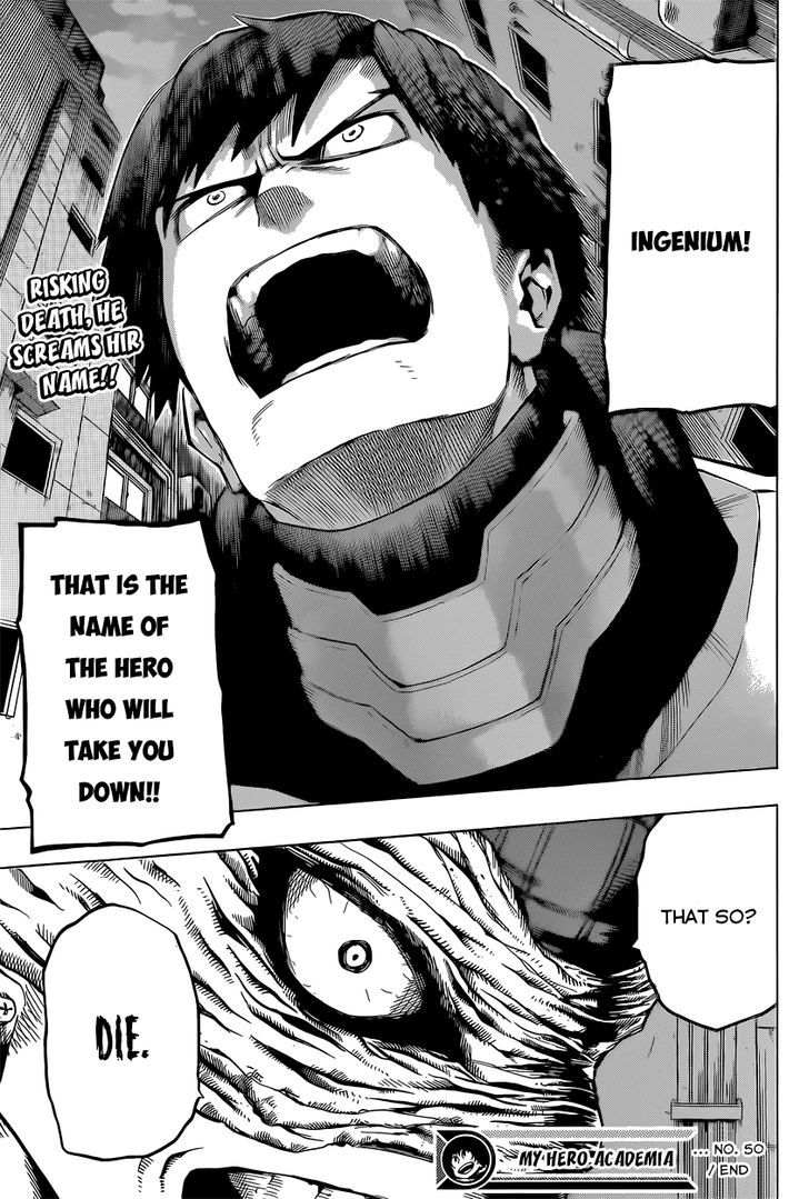 My Hero Academia, chapter 50