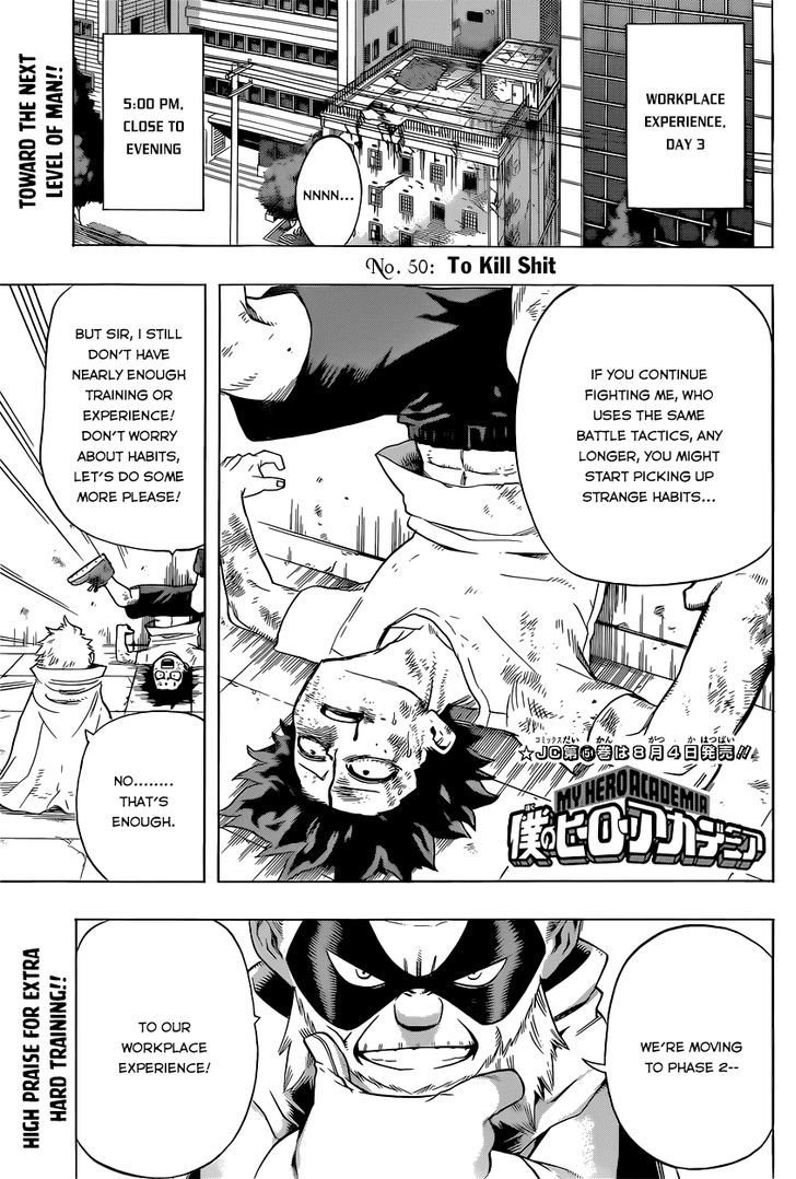 My Hero Academia, chapter 50