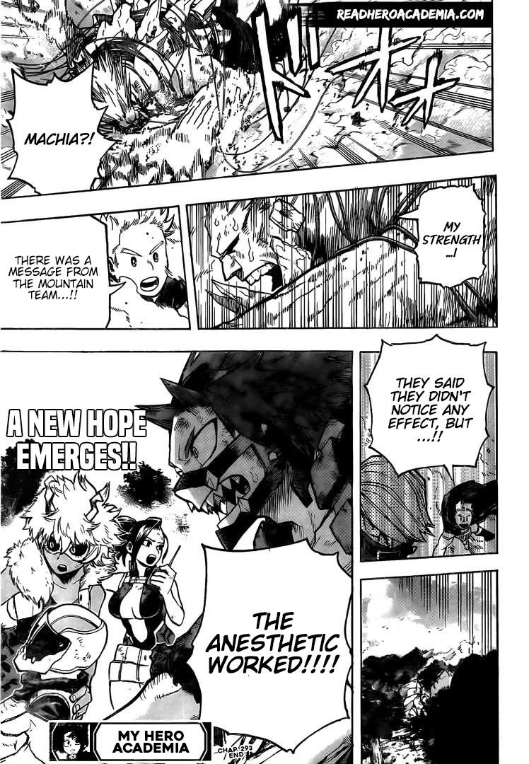 My Hero Academia, chapter 293