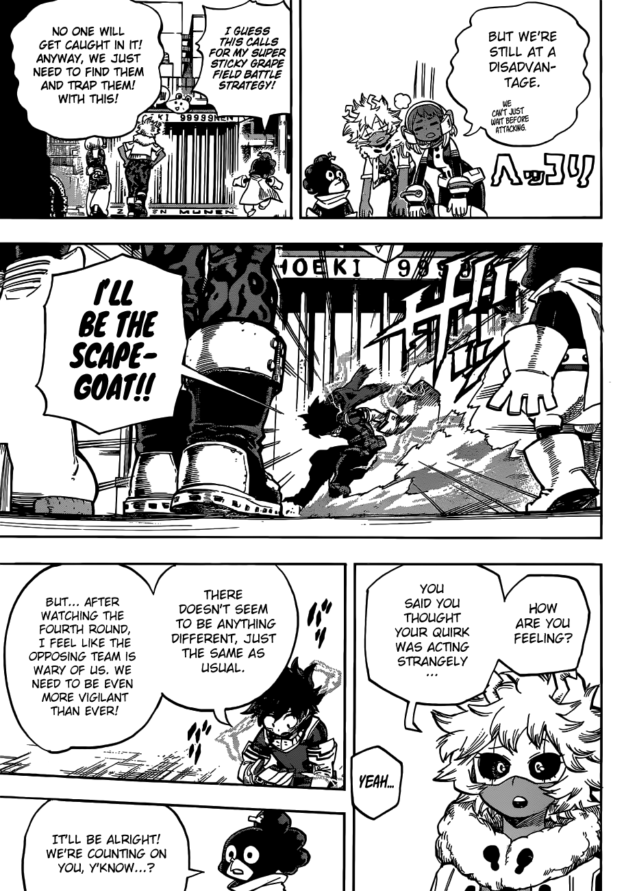 My Hero Academia, chapter 209