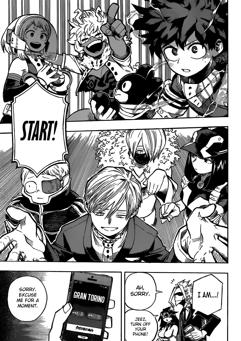 My Hero Academia, chapter 209