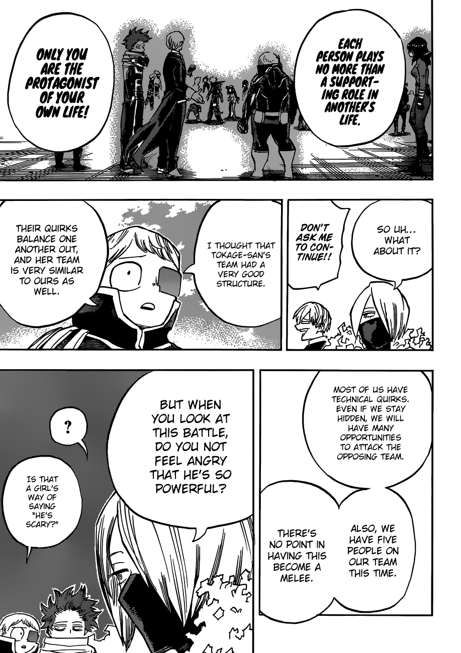 My Hero Academia, chapter 209