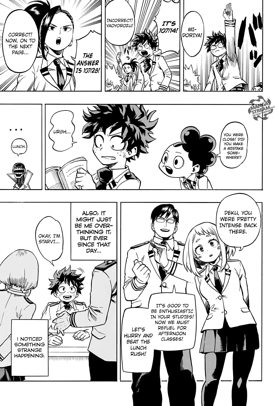 My Hero Academia, chapter 167