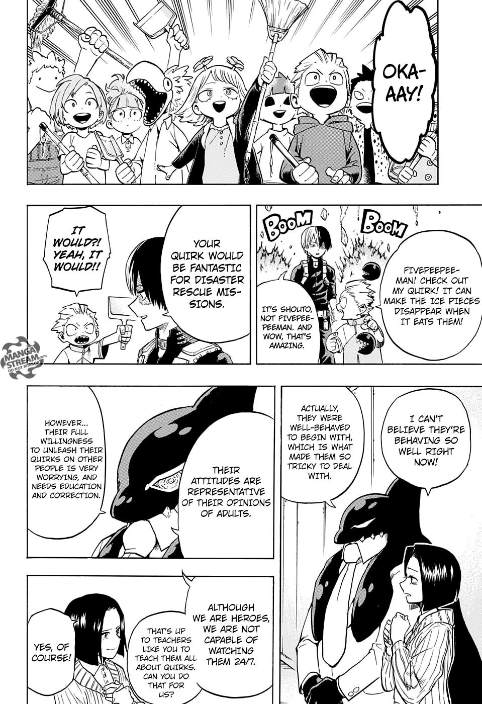 My Hero Academia, chapter 167